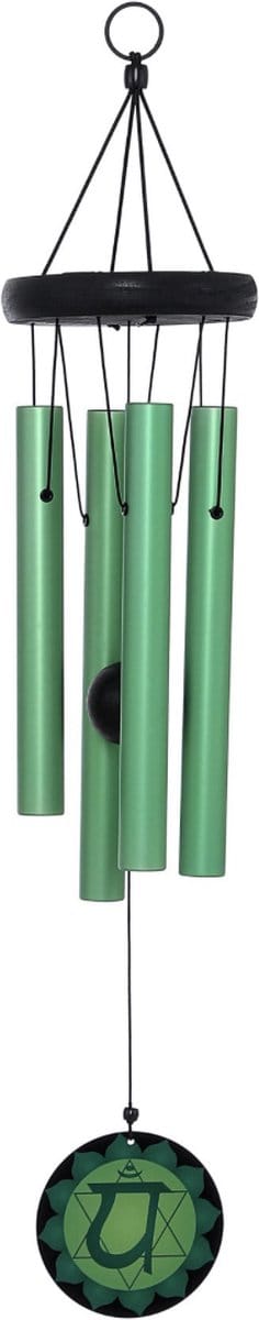 Mandala Chakra Windgong Heart/Anahata, MDC24HE, Groen, 60 cm