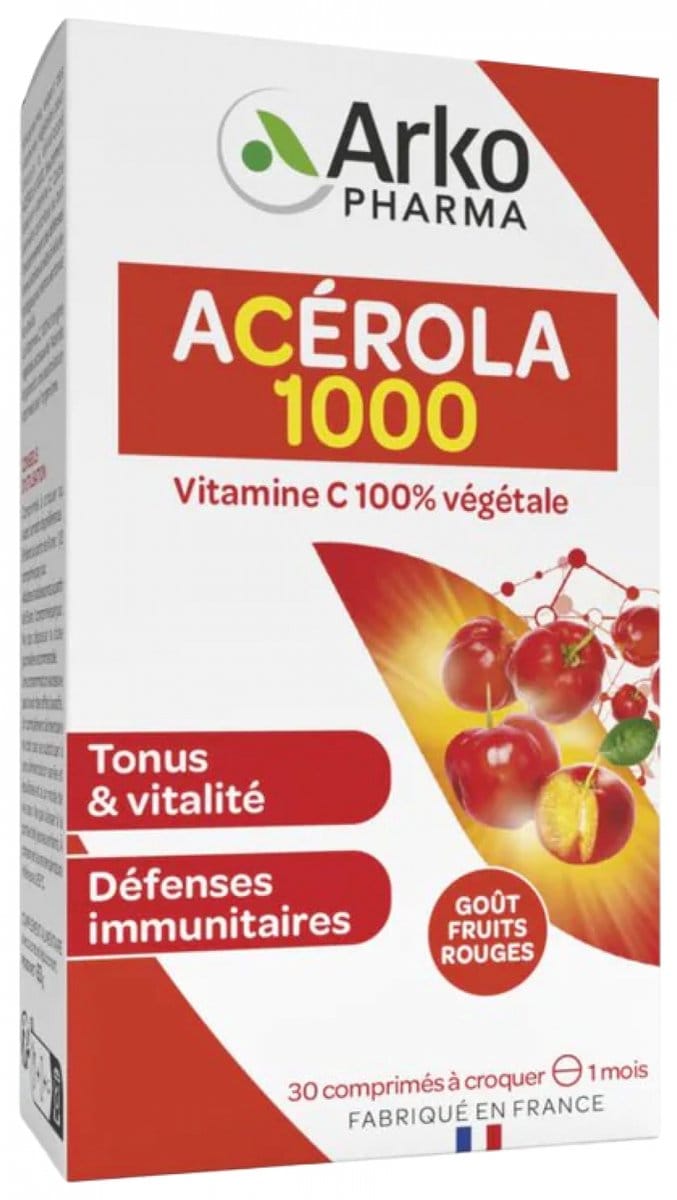 Arkopharma Azinc Acerola 1000 30 Kauwtabletten