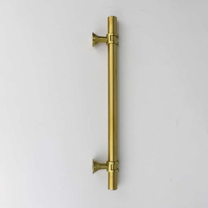 Deurgreep Kim - messing - 160 mm