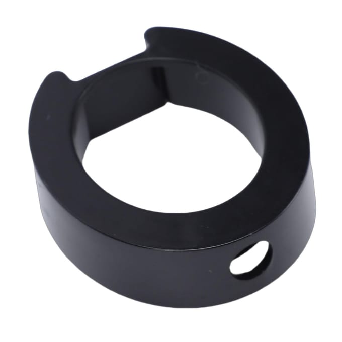 Remplacement de verrouillage de trottinette électrique Garde-boue pliable en plastique noir Matériau ABS robuste black