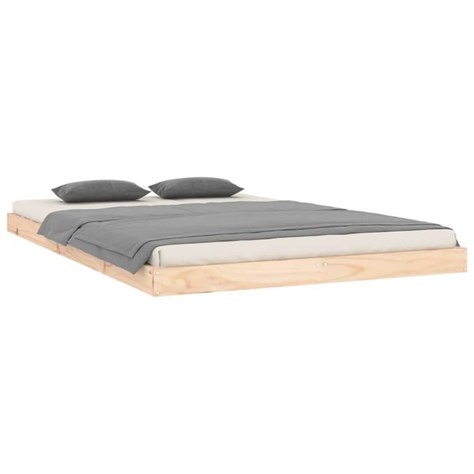 vidaXL - Bedframe - massief - grenenhout - 120x200 - cm