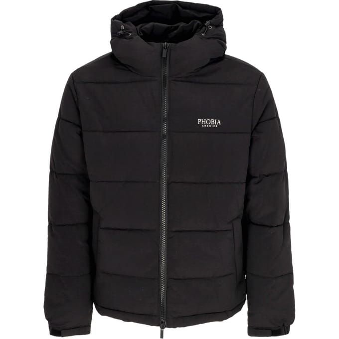 Mannenjas Foggy Logo Puffy Jacket Zwart