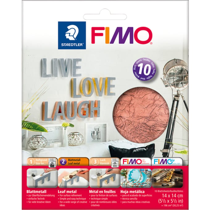 Staedtler Accessory FIMO Leaf metal copper 10