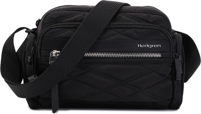Hedgren Schoudertas Emily Multipockets Crossover RFID New Quilt Full Black Zwart