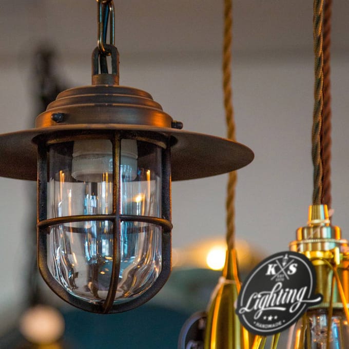 K.S. Verlichting Labenne buiten hanglamp in lantaarn look