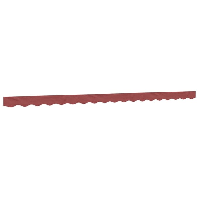vidaXL - Vervangingsdoek - voor - luifelrok - gestreept - 450 - cm - bordeauxrood