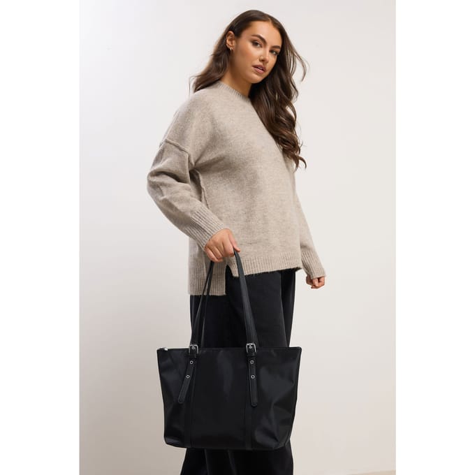 Yours Zwarte Tas Met Gespbandsize One Size