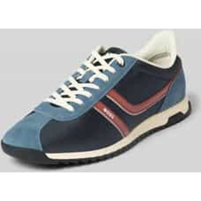 sneakers met labelprint model 'ZAYN_TENN_BNYMI'