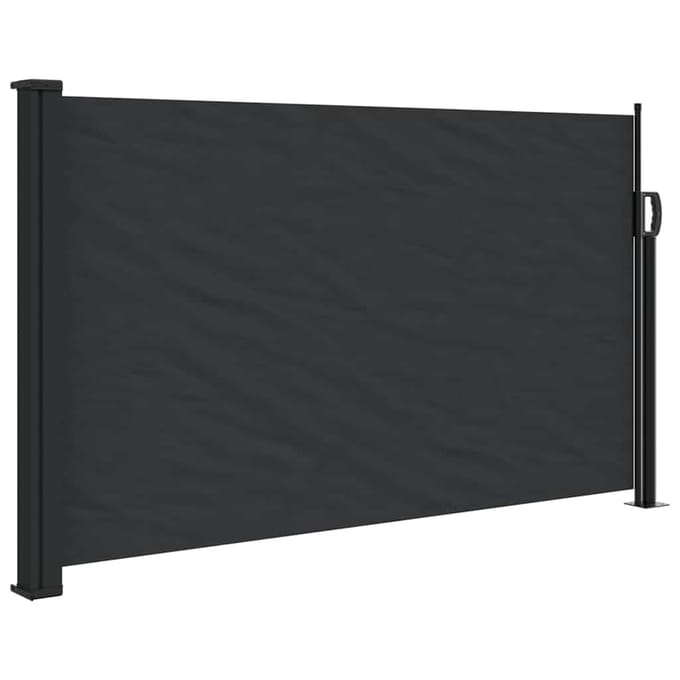 vidaXL - Windscherm - uittrekbaar - 117x300 - cm - zwart