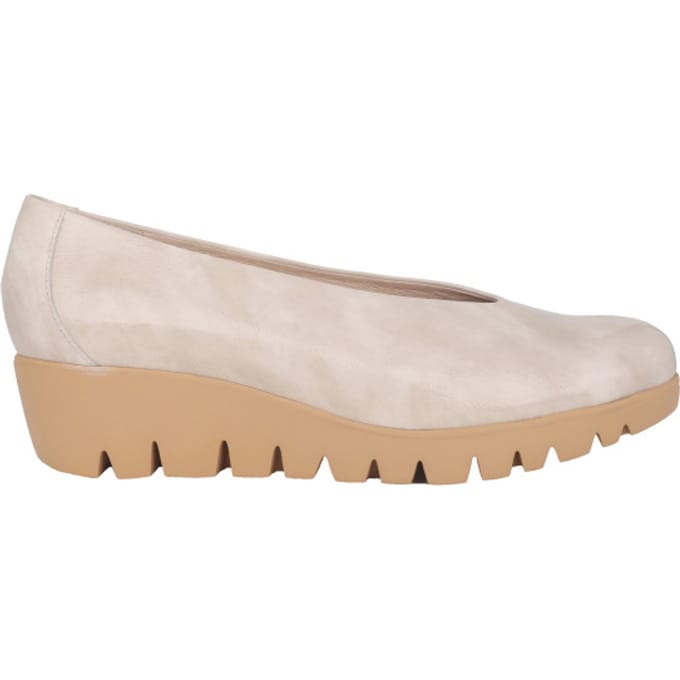 Wonders Fly - dames instapper - Taupe - maat 40 (EU) 7 (UK)