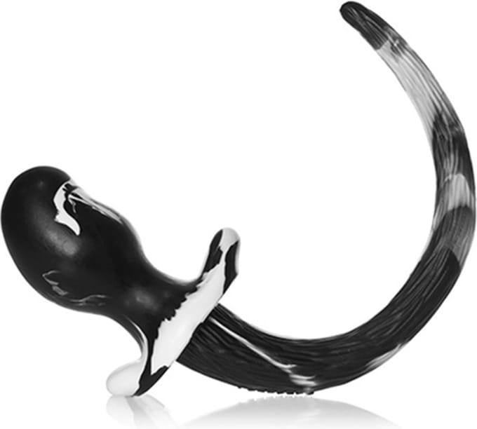 Oxballs mastiff puppy tail black - wit xl