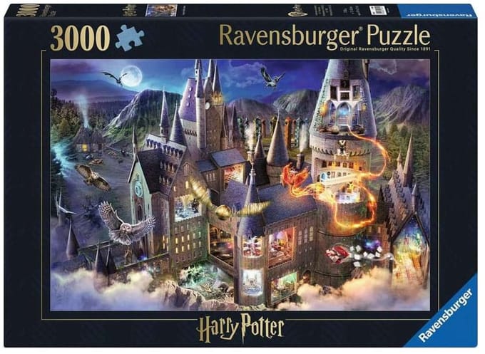 3000 stukjes puzzel Ravensburger Harry Potter - Hogwarts Interior