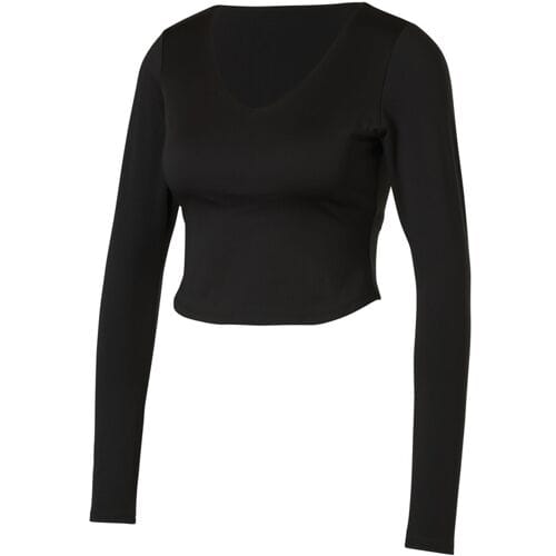 CRIVIT Dames sportshirt met bh (Zwart, M (40/42))