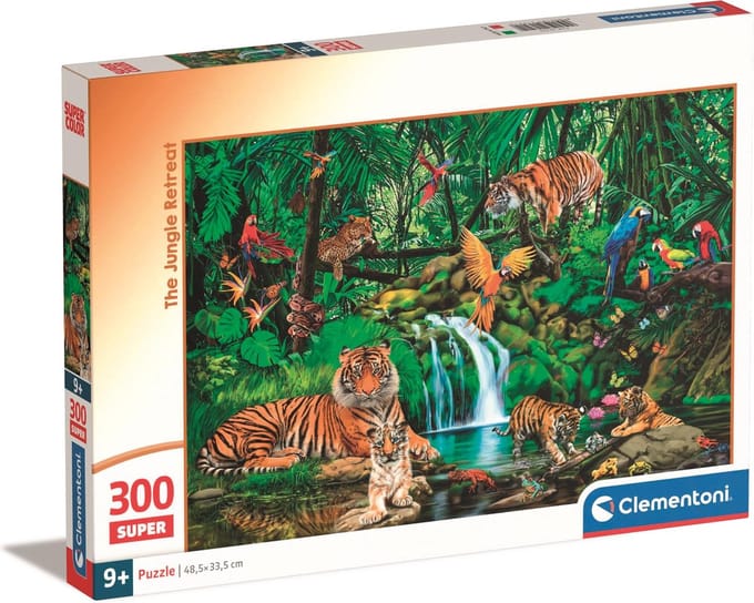 Clementoni - Puzzel - 300 Stukjes - Jungle Retreat - Puzzel Voor Kinderen - Vanaf 9 Jaar