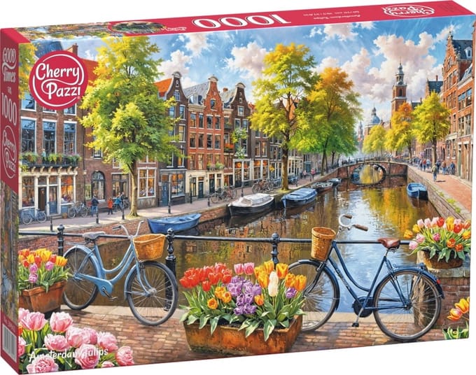Amsterdam Tulips Puzzel 1000 Stukjes