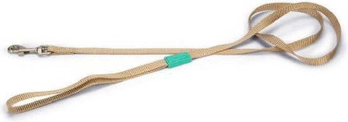 Beeztees Hondenriem Uni Nylon Beige 120cmx10mm