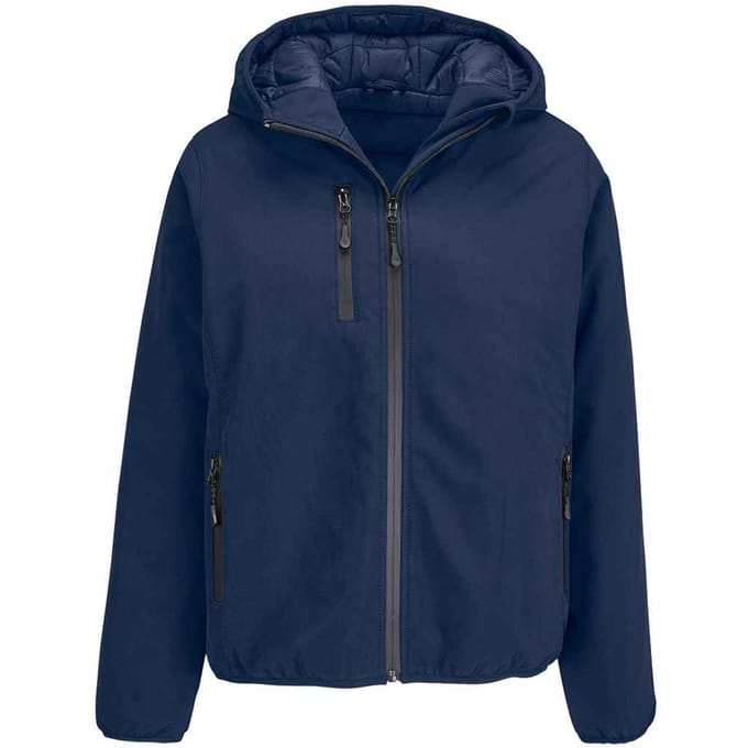 SOLS Dames/Dames Falcon gewatteerd softshell jack (Afgrond blauw)
