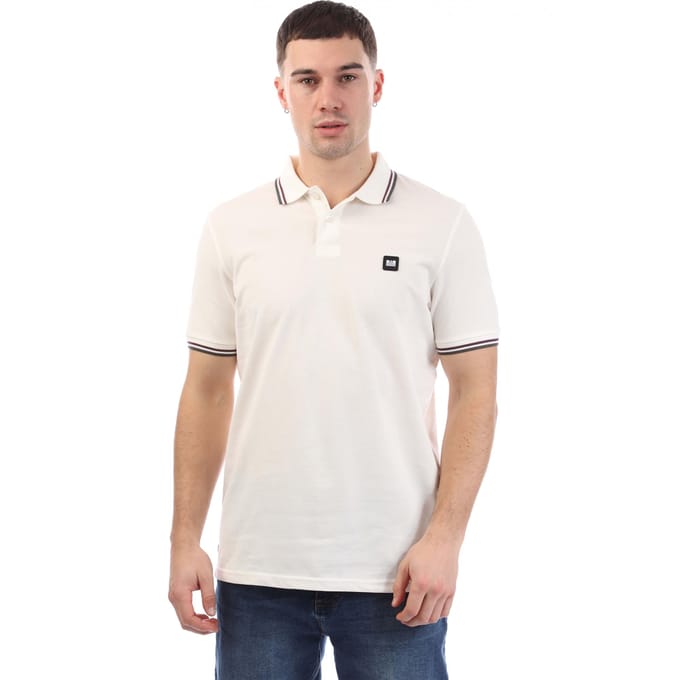 Weekend Offender Heren Vancouver getipt poloshirt (Wit)