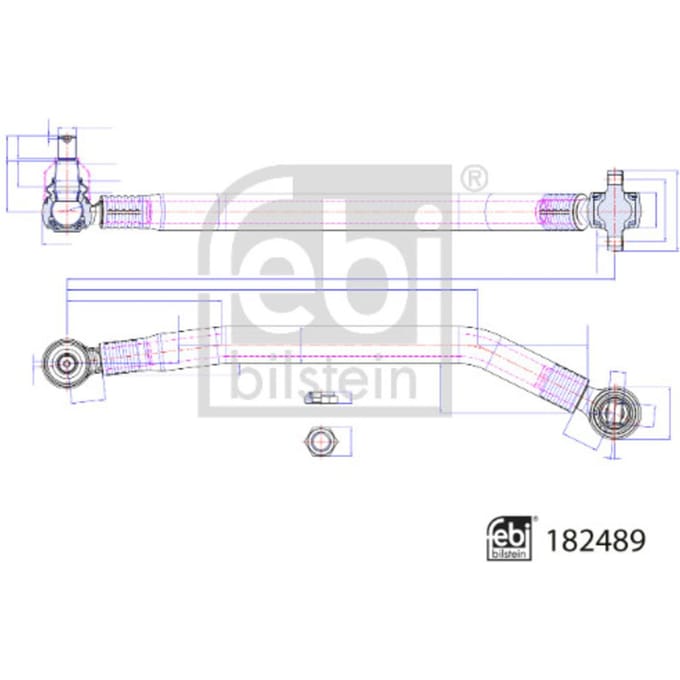 Draagarm, wielophanging FEBI BILSTEIN 182489