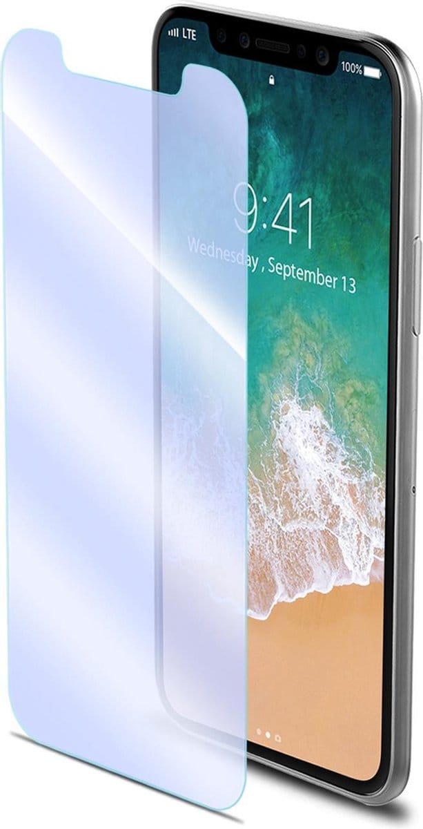 Anti Blue-Ray Glas voor iPhone X/XS - Glas -Celly