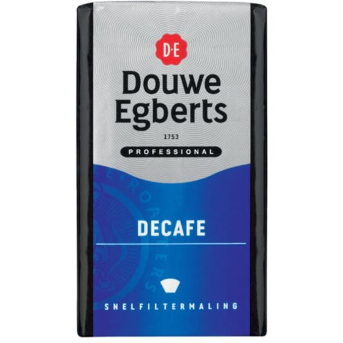 Koffie douwe egberts snelfiltermaling decafe 250gr
