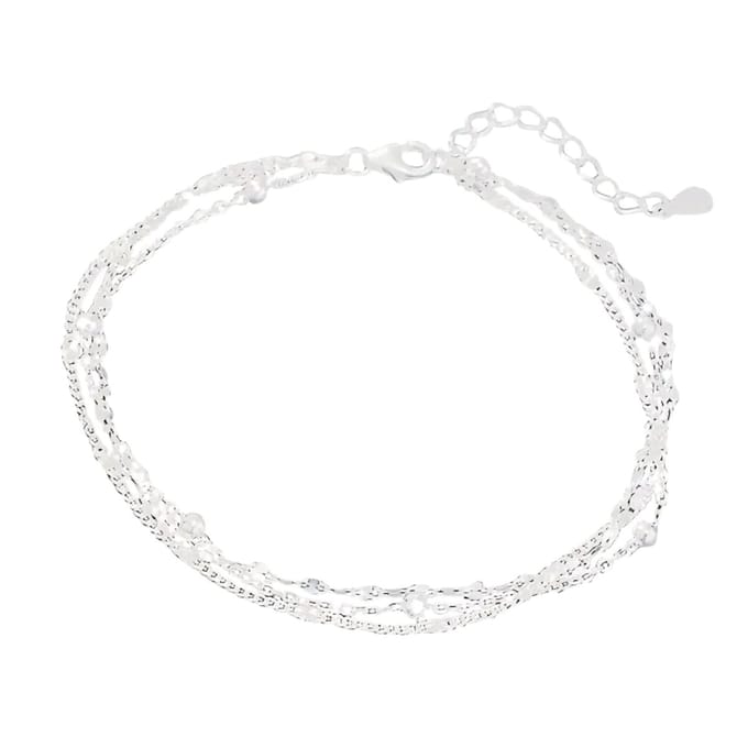 Nivard Armband - Staal - Nep Zilver - Dames - Zilver