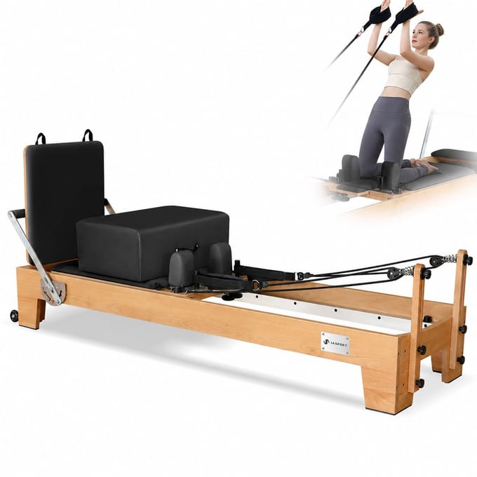 JASPORT P80 Pilates Reformer van beukenhout