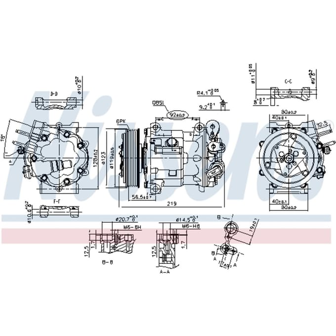 Compressor airconditioning NISSENS 89404