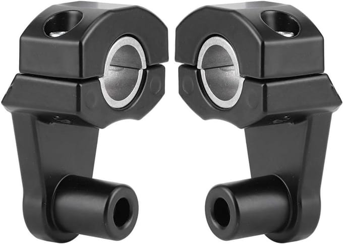 Universele Stuurverhoger Motorfiets Beugel Klem - 22mm/28mm Draaibaar