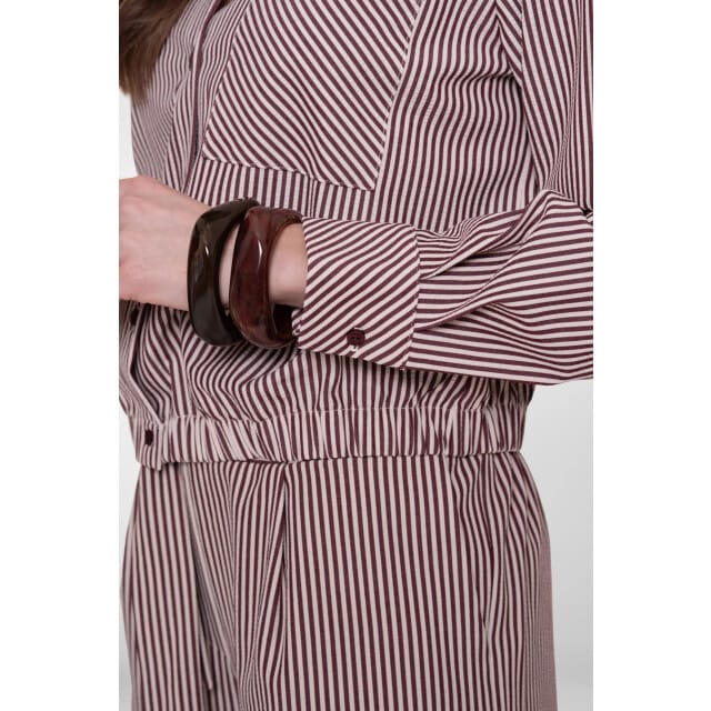 Geisha streep blouse 63227-20 maat L