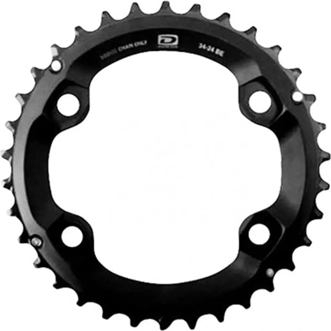 Dubbel extern MTB kettingblad origine Shimano 4BRA DEORE M6000 10V.
