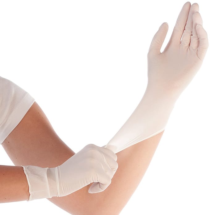 HYGOSTAR synthetische-handschoen Elastic, XL, wit, poedervrij
