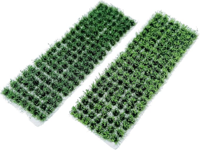 Gras Tuft Thee - Kunstgras Mos - Landschap Modellering - 280 Stuks Set - 4 x 7 mm - Groen