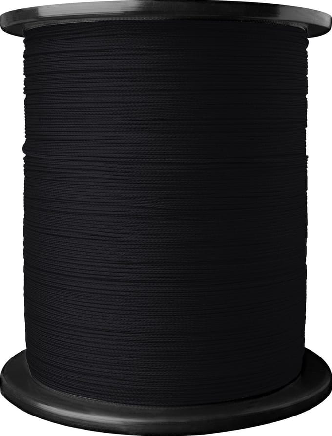 Ariadna Hektor 0,8mm Waskouw 1000m Zwart Polyester Garen