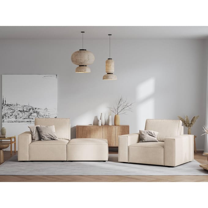 Fauteuil Carlo ribstof | Milo Casa