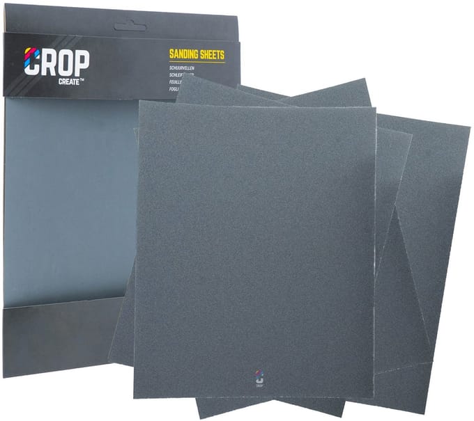 CROP Schuurpapier korrel 150 - 230x280mm - 4 stuks