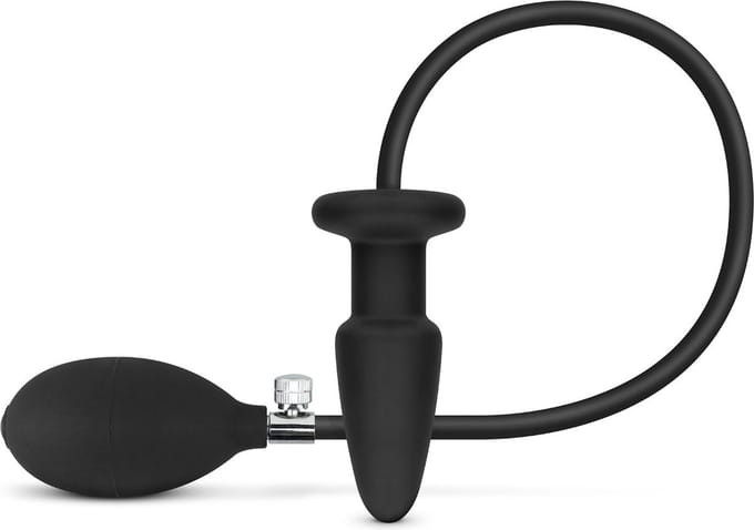 Opblaasbare Anaal Plug - Zwart