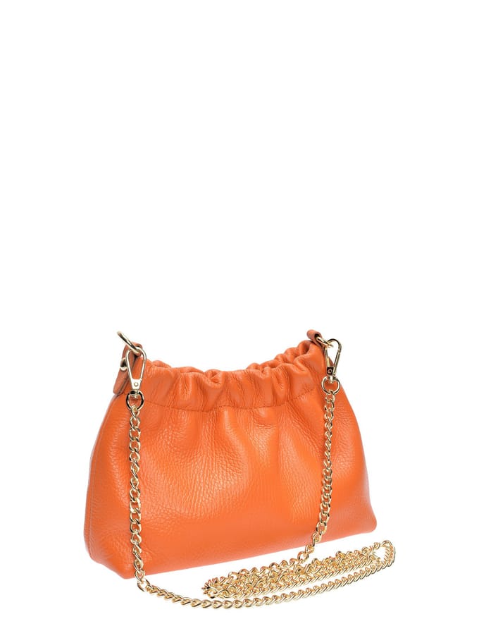 Isabella Rhea Oranje Rundleer Tas