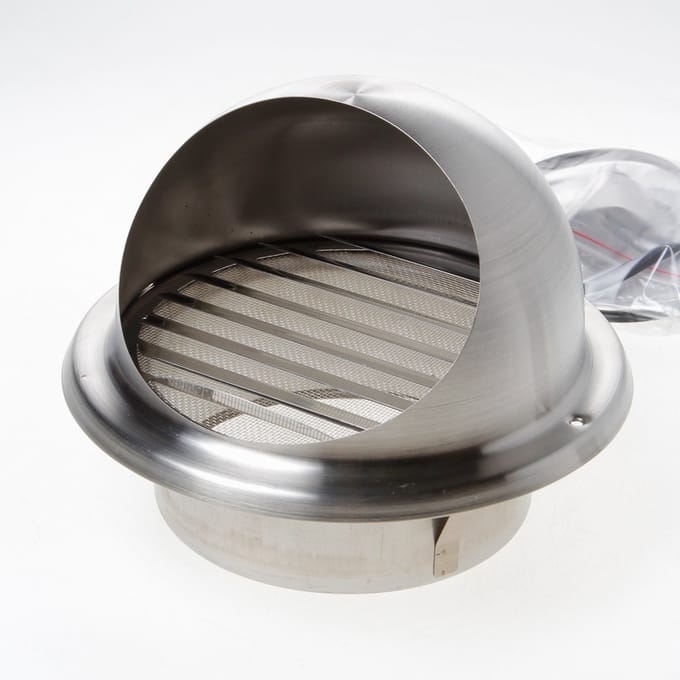 Gavo Bolrooster RVS rond aansluitdiameter 150mm buitenmaat 213 mm