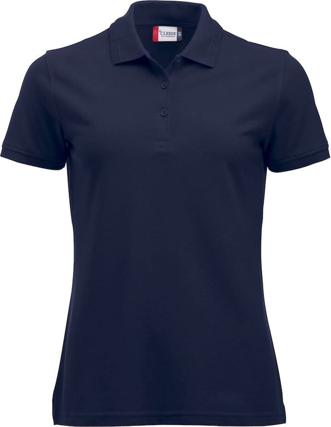 Clique Manhattan Dames Polo Donker Navy maat M