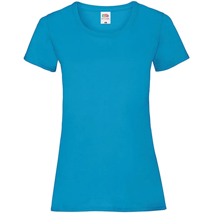 Dames-T-shirt Fruit of the Loom Valueweight