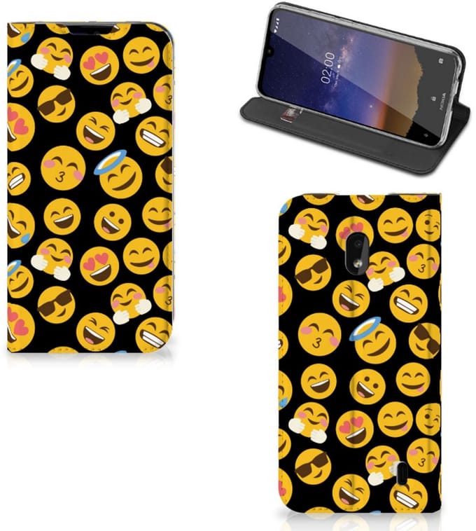 Nokia 2.2 Hoesje met Magneet Emoji