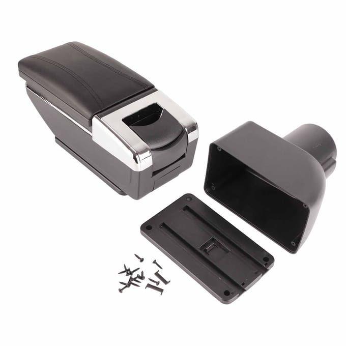 Accessoire de modification de boîte de rangement d'accoudoir de console centrale de voiture Convient pour Hyundai ?GETZ gray