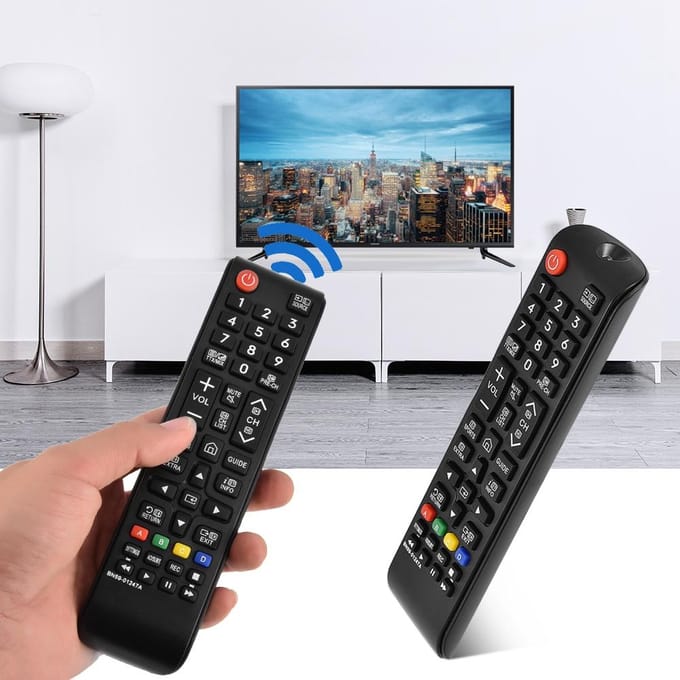 Vervangende afstandsbediening voor Samsung TV UE65KU6070 UE65KU6079 UE65KU6400 black