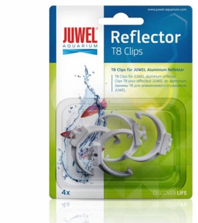 Juwel Bevestigingsclips Plastic T8 - Verlichting - 4 stuks