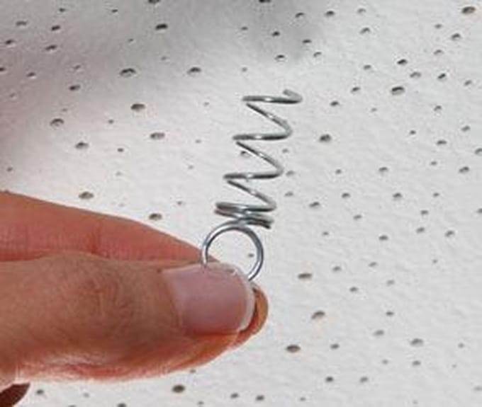 10 stuks - Spiraalhouder voor Systeemplafond / Plafond Ophangoog - type PH-1