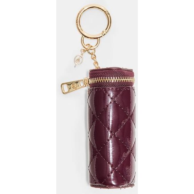 Stradivarius Gewatteerde charm als toilettas  Granaat OS