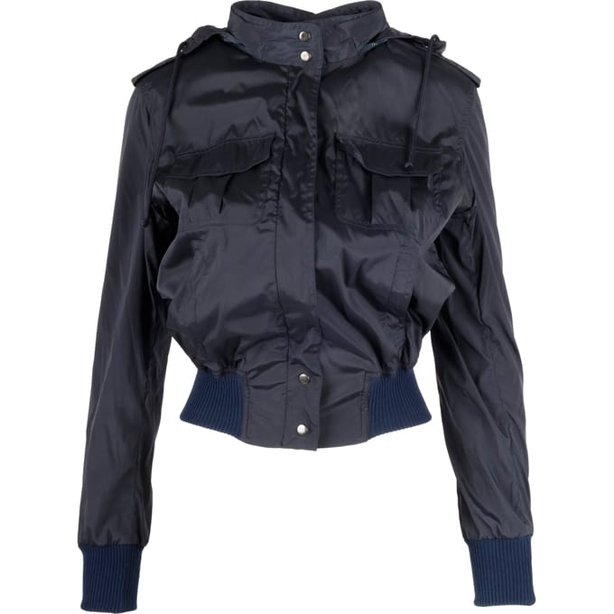 Moschino Cheap and Chic Getailleerde Windbreaker Jas - '10s