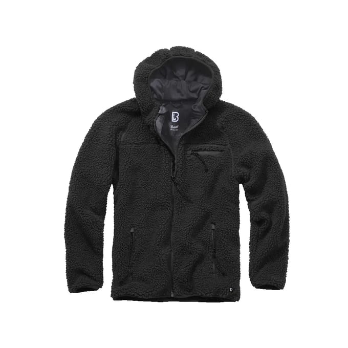 Brandit Teddyfleece Worker Zwart jacket Heren