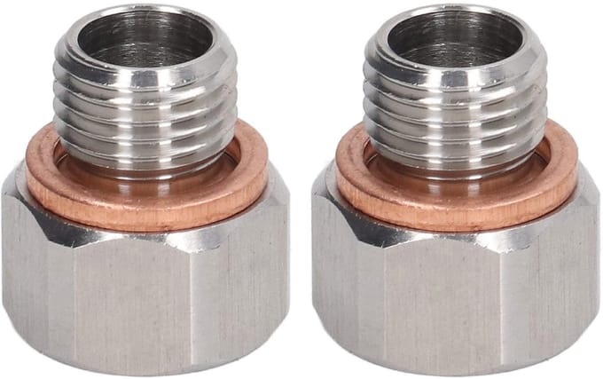 Dailygoods - 2 Stuks Metrische Montageadapter voor Auto's